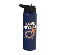 I Love Physics Planetary Orbit Formula Stainless Steel Insulated Water Bottle