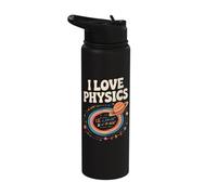I Love Physics Planetary Orbit Formula Stainless Steel Insulated Water Bottle
