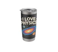 I Love Physics Solar System Enthusiasm Stainless Steel Insulated Tumbler