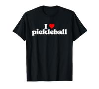 I Love Pickleball Funny Cute Dink Team 80s Retro T-Shirt