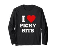 I Love picky bits Christmas Party Food Funny Long Sleeve T-Shirt