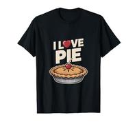 I Love Pie Cherry Baking Enthusiast Delight Value Graphic T-Shirt