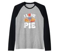 I Love Pie Sweet Treats Delight Raglan Baseball Tee