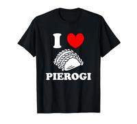 I Love Pierogi Polish Kitchen Poland Dumplings T-Shirt, Men, Black, 6X-Large