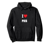 I Love Pies Meat Potato Apple Pizza Steak Baker Chef Cook Pullover Hoodie