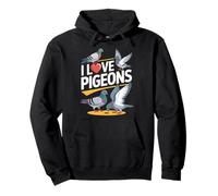 I Love Pigeons Bird Watching Fun Pullover Hoodie