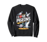 I Love Pigeons Bird Watching Fun Sweatshirt