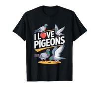 I Love Pigeons Bird Watching Fun Value Graphic T-Shirt
