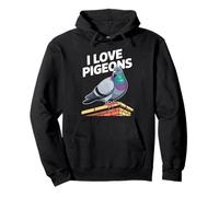 I Love Pigeons Cute Bird Lovers Pullover Hoodie