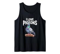 I Love Pigeons Urban Bird Fans Unite Tank Top