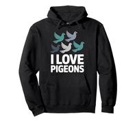 I Love Pigeons Urban Birder Pigeon Lover Birds Pullover Hoodie