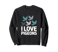 I Love Pigeons Urban Birder Pigeon Lover Birds Sweatshirt