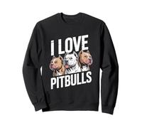 I Love Pitbulls Canine Companion Adoration Sweatshirt