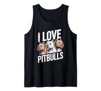 I Love Pitbulls Canine Companion Adoration Tank Top