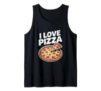 I Love Pizza Delicious Pepperoni Slice Tank Top