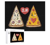 I Love Pizza Jigsaw Puzzles for Adults Wooden Puzzle Picture for Home Wall Decor 500 PCS
