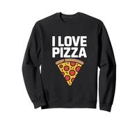 I Love Pizza Slice Cheesy Delight Fun Sweatshirt