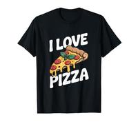 I Love Pizza Slice Pepperoni Passion Value Graphic T-Shirt