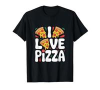 I Love Pizza Slices Cheesy Delight Value Graphic T-Shirt