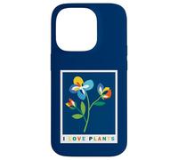 I Love Plants Colorful Flowers Gardener Minimalist Case for iPhone 14 Pro