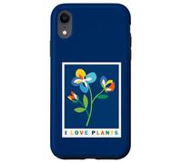 I Love Plants Colorful Flowers Gardener Minimalist Case for iPhone XR