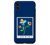 I Love Plants Colorful Flowers Gardener Minimalist Case for iPhone XS Max