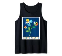 I Love Plants Colorful Flowers Gardener Minimalist Tank Top