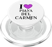I Love Playa del Carmen Mexico Vacation PopSockets PopGrip for MagSafe