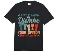 I Love Playing My Djembe Your Opinion Reggae Music Djembe Comfort Colors Adult Heavyweight T-Shirt