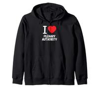 I Love Plenary Authority Zip Hoodie