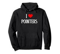 I Love Pointers I Heart Pointers Dog Lover Pet Puppy Dog Pullover Hoodie