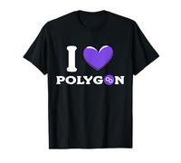I Love Polygon Matic Crypto T-Shirt