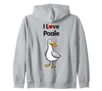 I Love Poole Zip Hoodie