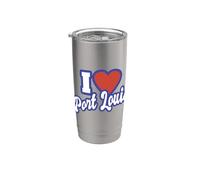 I Love Port Louis Stainless Steel Insulated Tumbler