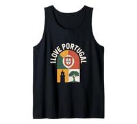 I Love Portugal Flag Culture Symbol Tank Top