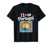 I Love Portugal Nautical Sunshine Escape T-Shirt