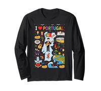 I Love Portugal Portuguese Roots Long Sleeve T-Shirt