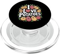 I Love Potatoes Funny Spud Lover PopSockets PopGrip for MagSafe