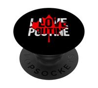 I LOVE Poutine Lovers PopSockets Adhesive PopGrip