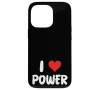 I Love Power Heart Politics Electricity Power Plant Solar Case for iPhone 13 Pro