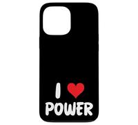 I Love Power Heart Politics Electricity Power Plant Solar Case for iPhone 13 Pro Max
