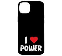 I Love Power Heart Politics Electricity Power Plant Solar Case for iPhone 14 Plus