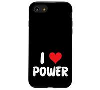 I Love Power Heart Politics Electricity Power Plant Solar Case for iPhone SE (2020) / 7/8