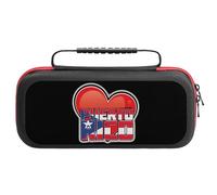 I Love PR U.S. State Portable Carrying Case Compatible with Switch Lightweight Protective Travel Cases