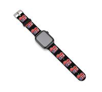 I Love PR U.S. State Silicone Quick Release Watch Band Compatible with IWatch Waterproof Replacement Sport Strap for Men Women