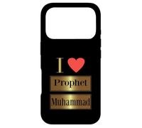 I Love Prophet Muhammad, Islamic Faith & Peace Design Case for iPhone 17 Pro