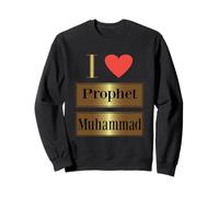 I Love Prophet Muhammad, Islamic Faith & Peace Design Sweatshirt