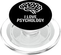 I Love Psychology Minimalist Brain Human Behavior PopSockets PopGrip for MagSafe