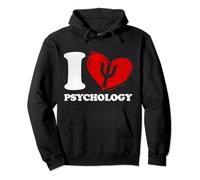 I Love Psychology Psychologist Gift Men Women Pullover Hoodie