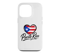 I Love Puerto Rico Island PR Travel Heart Vacation Case for iPhone 13 Pro